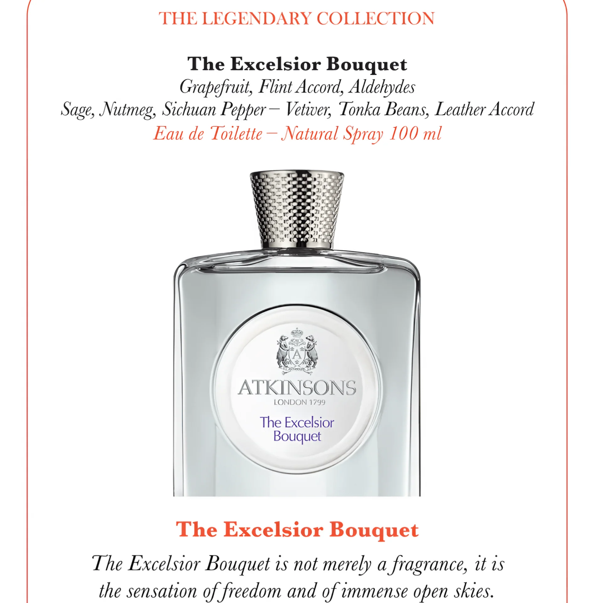 Atkinsons The Excelsior Bouquet EDT - Image 3