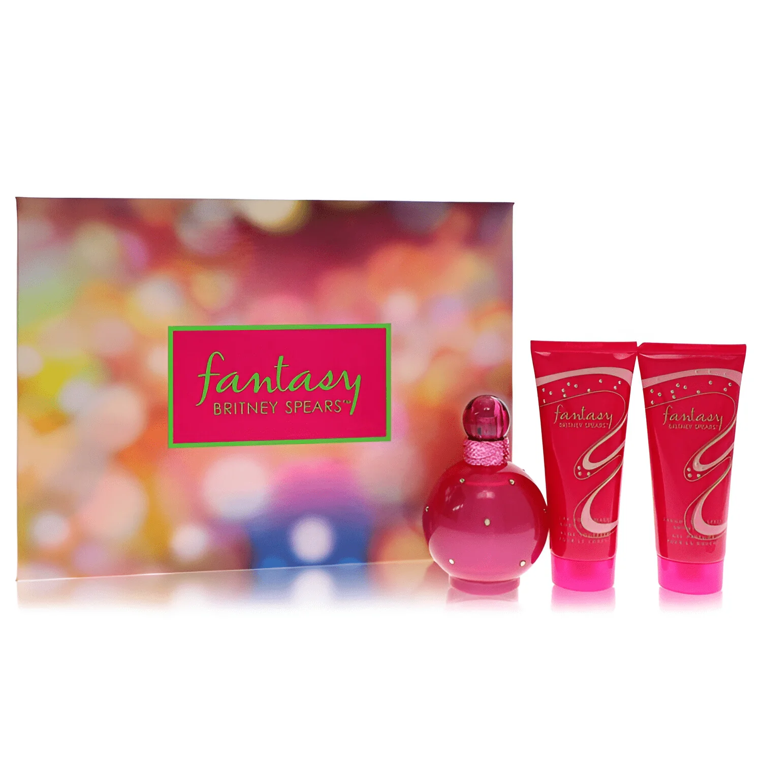 Britney Spears Fantasy EDP Body Souffle and Shower Gel Gift Set For Women