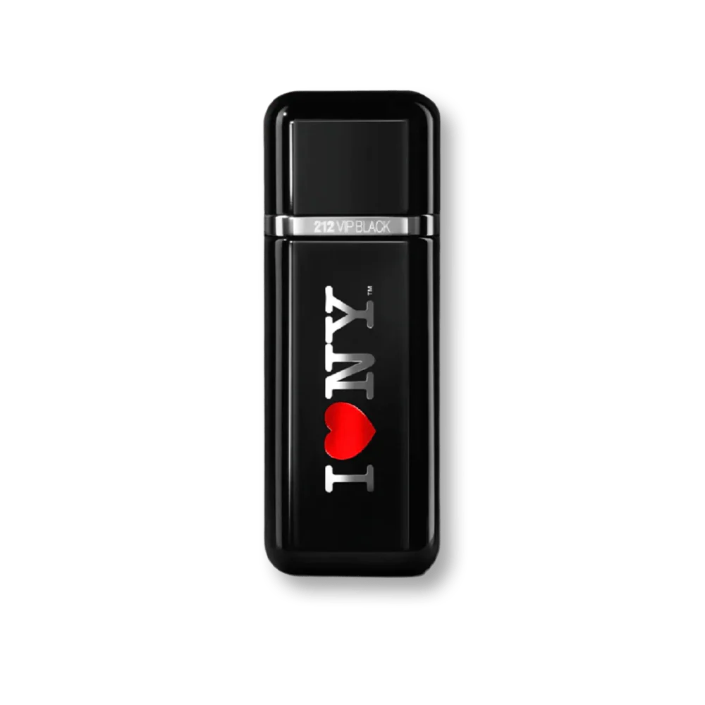 Carolina Herrera 212 Vip Black I Love Ny Limited Edition For Men EDP