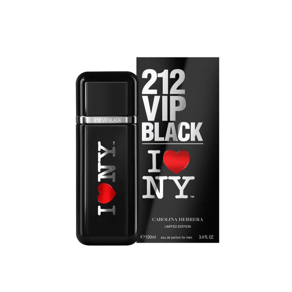 Carolina Herrera 212 Vip Black I Love Ny Limited Edition For Men EDP - Image 5