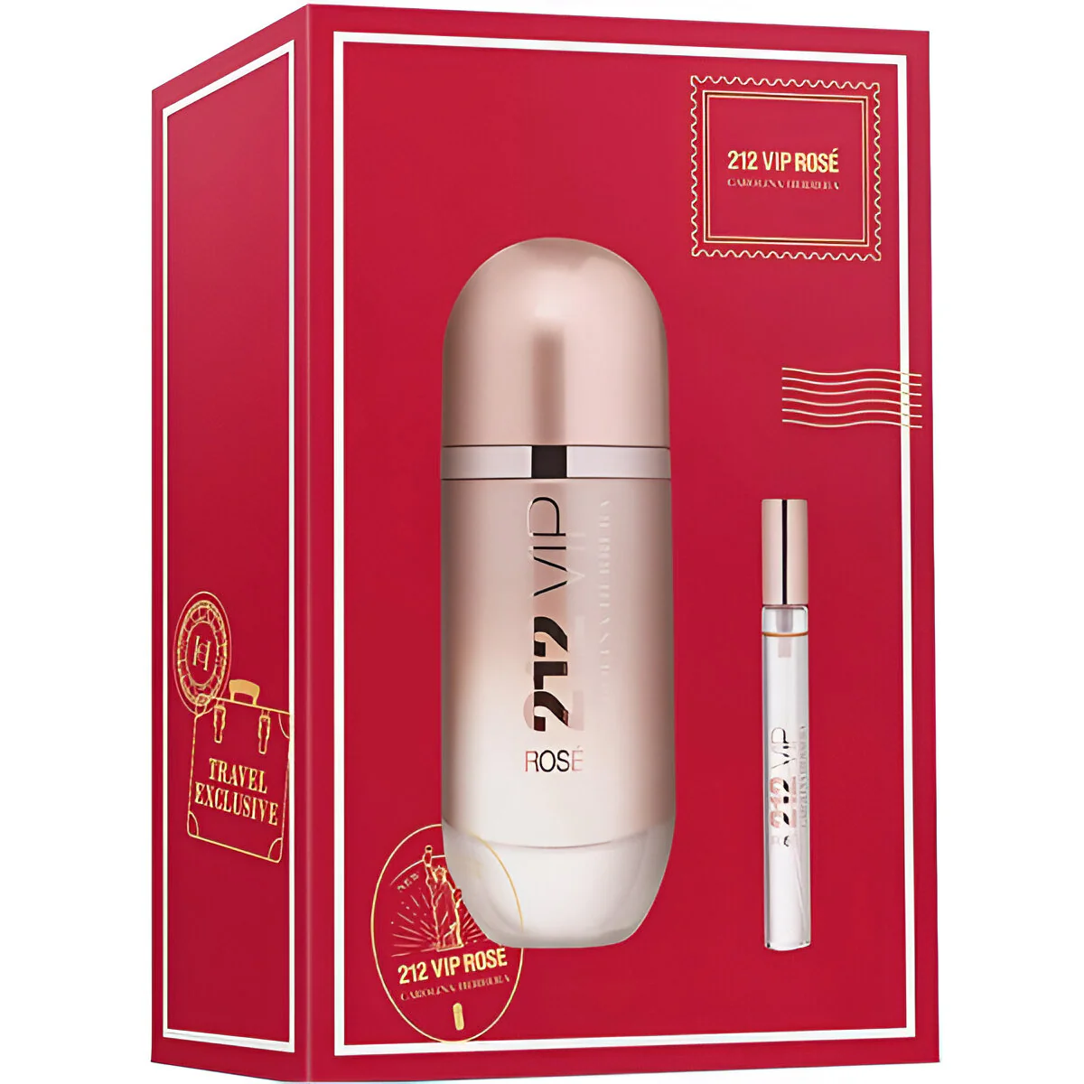 Carolina Herrera 212 VIP Rose EDP Travel Gift Set