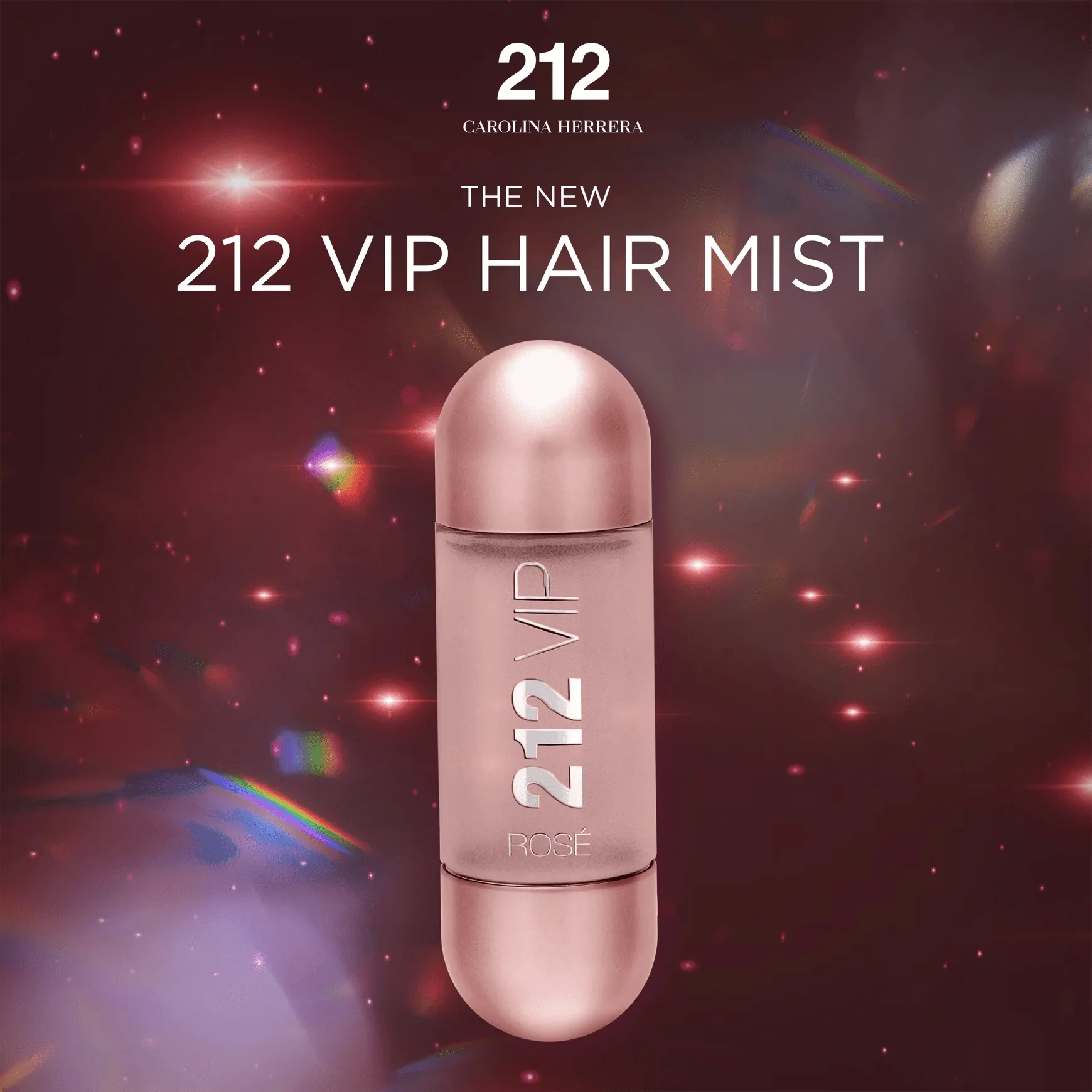 Carolina Herrera 212 Vip Rose Hair Mist - Image 3