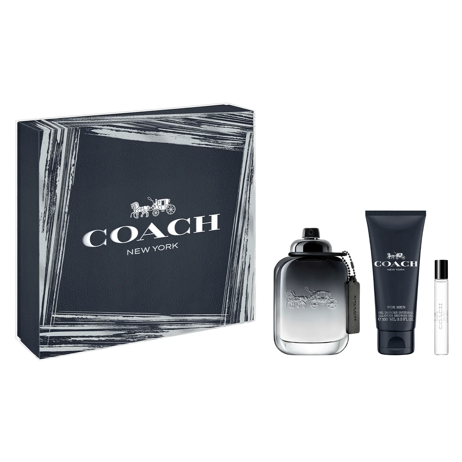 Coach Travel & Shower Gift Set for Men EDT