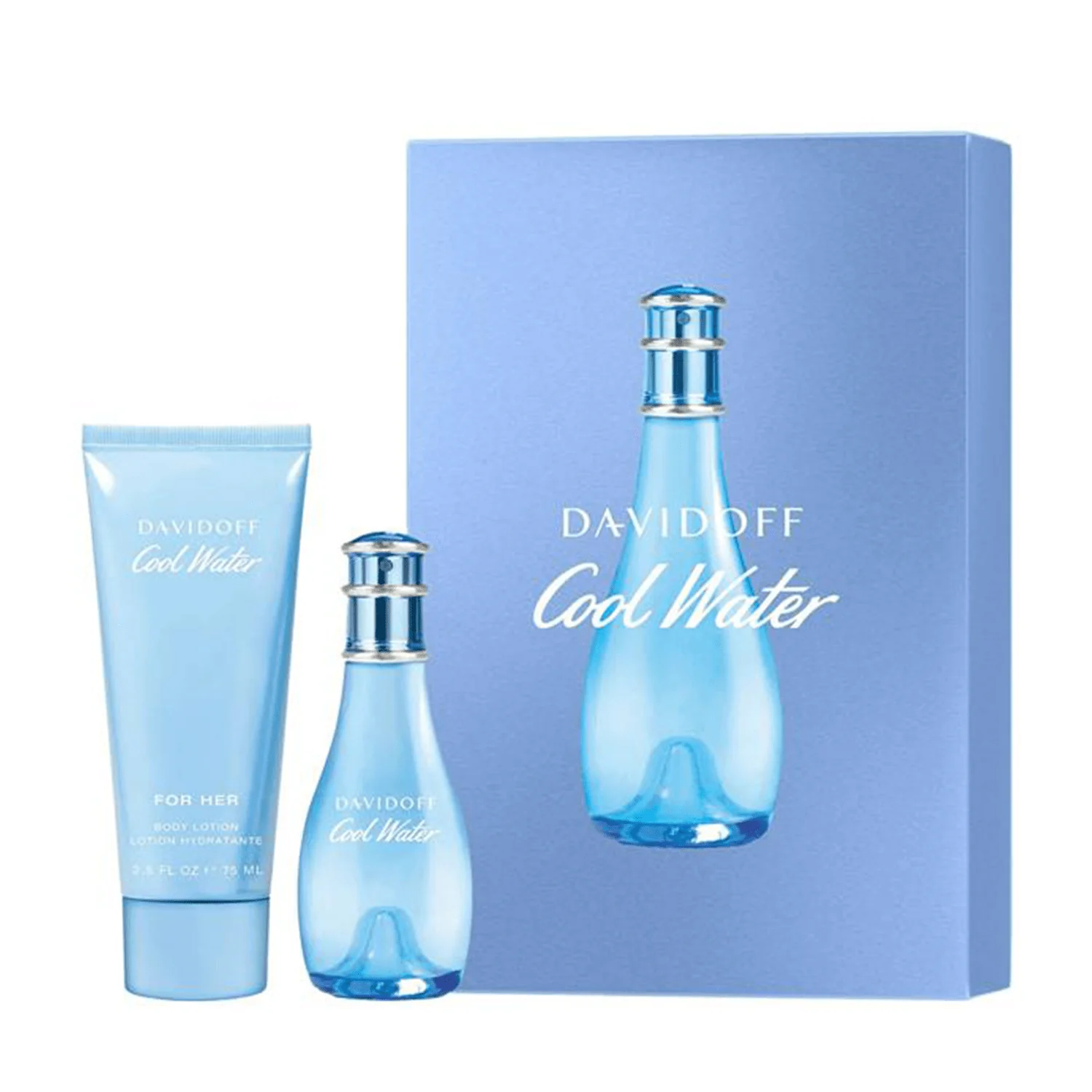 Davidoff Cool Water EDT Body Lotion Gift Set for Women