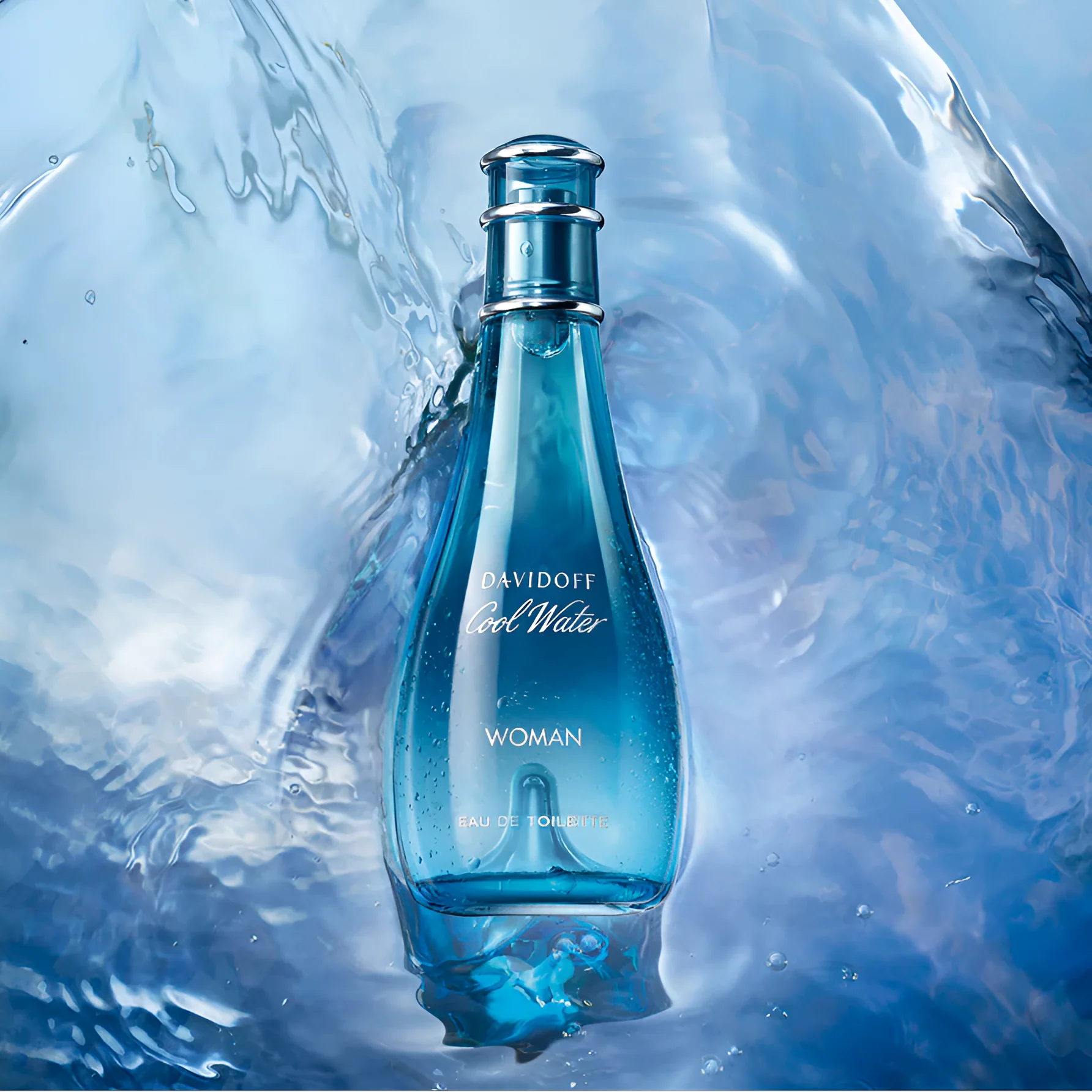 Davidoff Cool Water EDT For Women Shower Gel Gift Set - Image 4