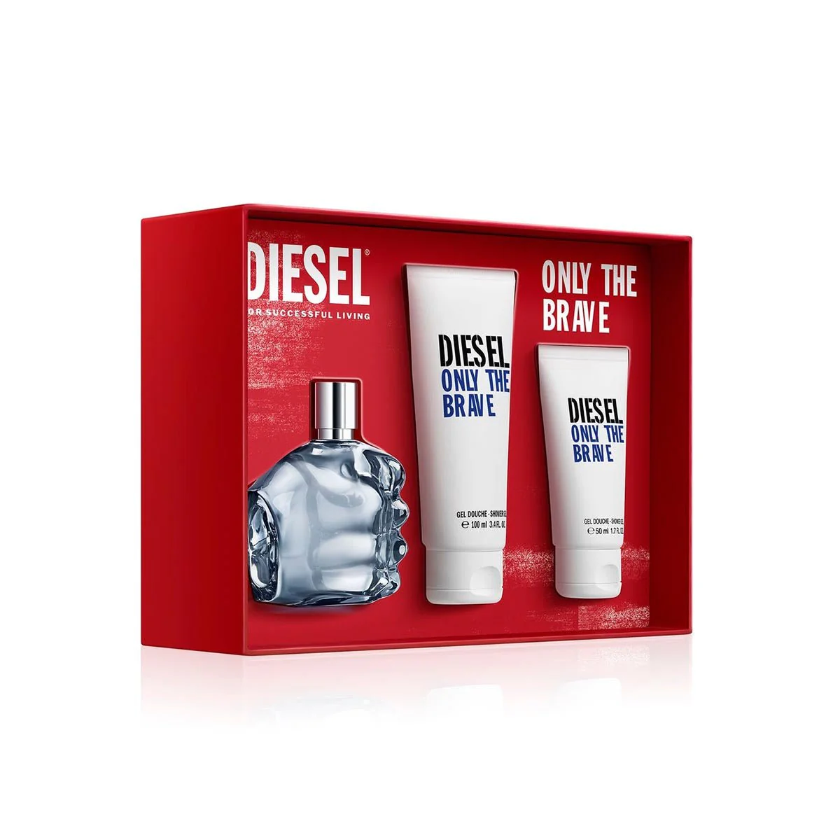 Diesel Only The Brave Pour Homme EDT Gift Set - Image 2