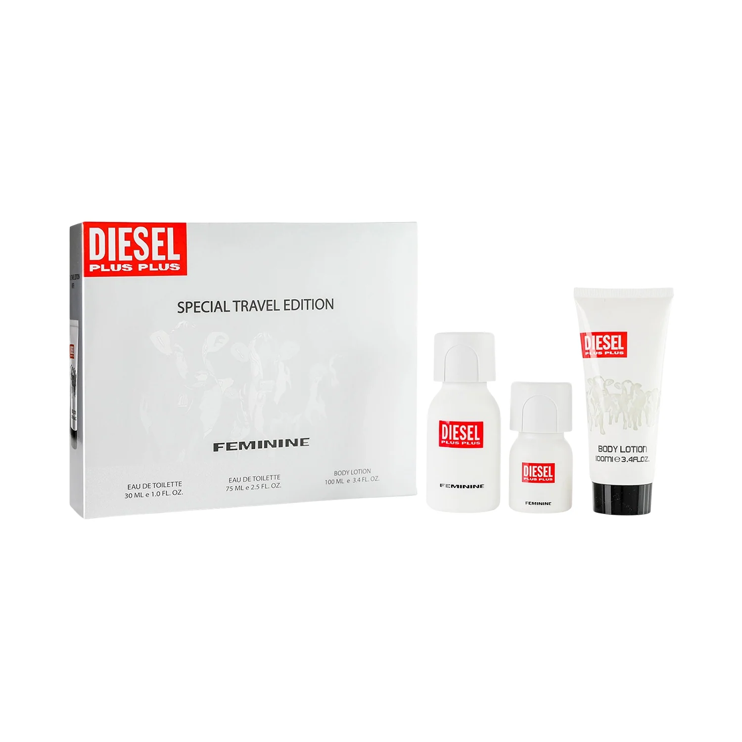 Diesel Plus Plus EDT For Women Travel Gift Set