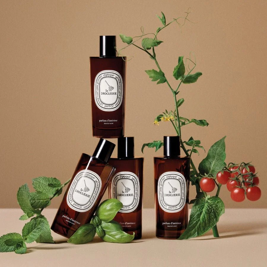 Diptyque La Droguerie Odor Removing Interior Scent Spray With Basil - Image 3