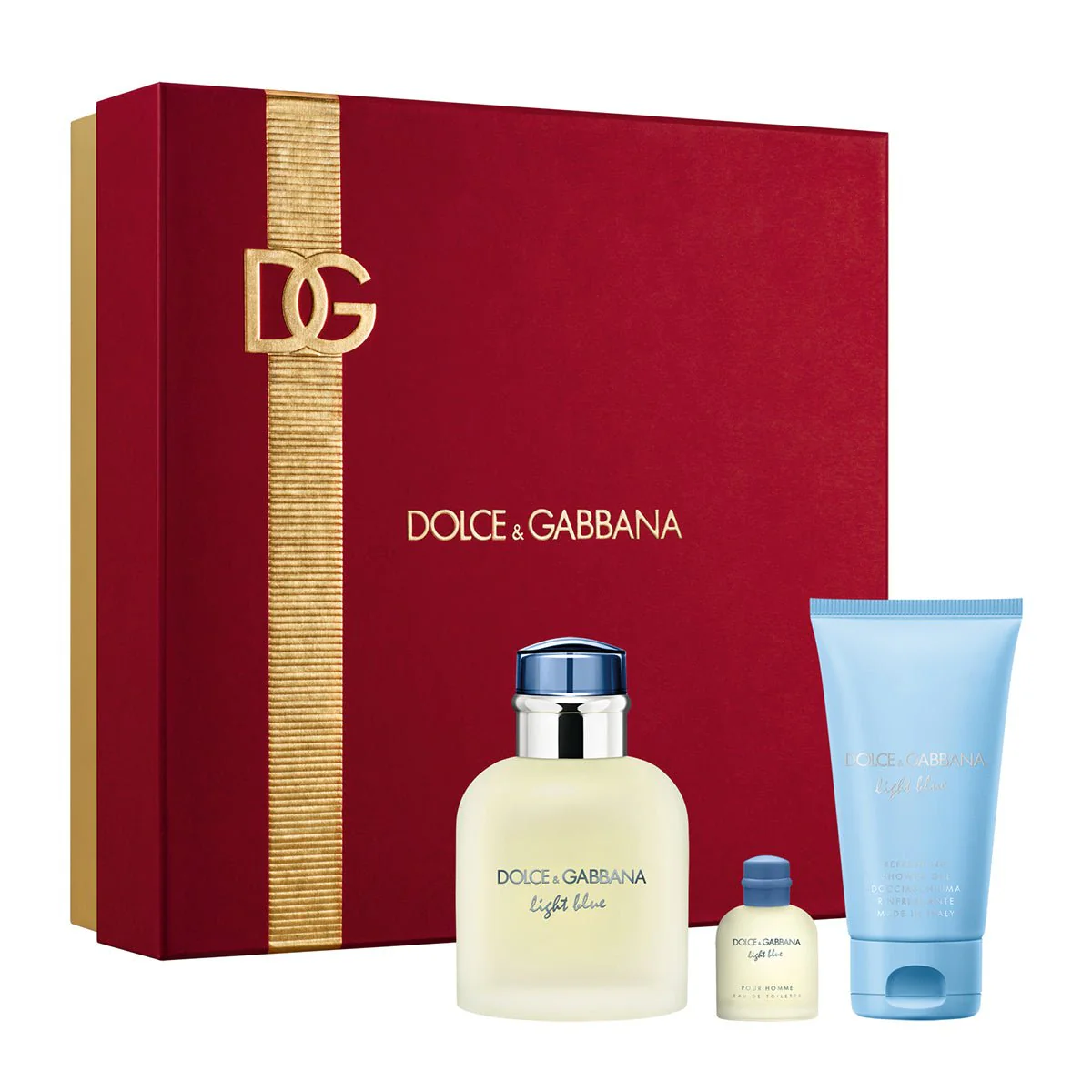Dolce & Gabbana Light Blue EDT Set For Men