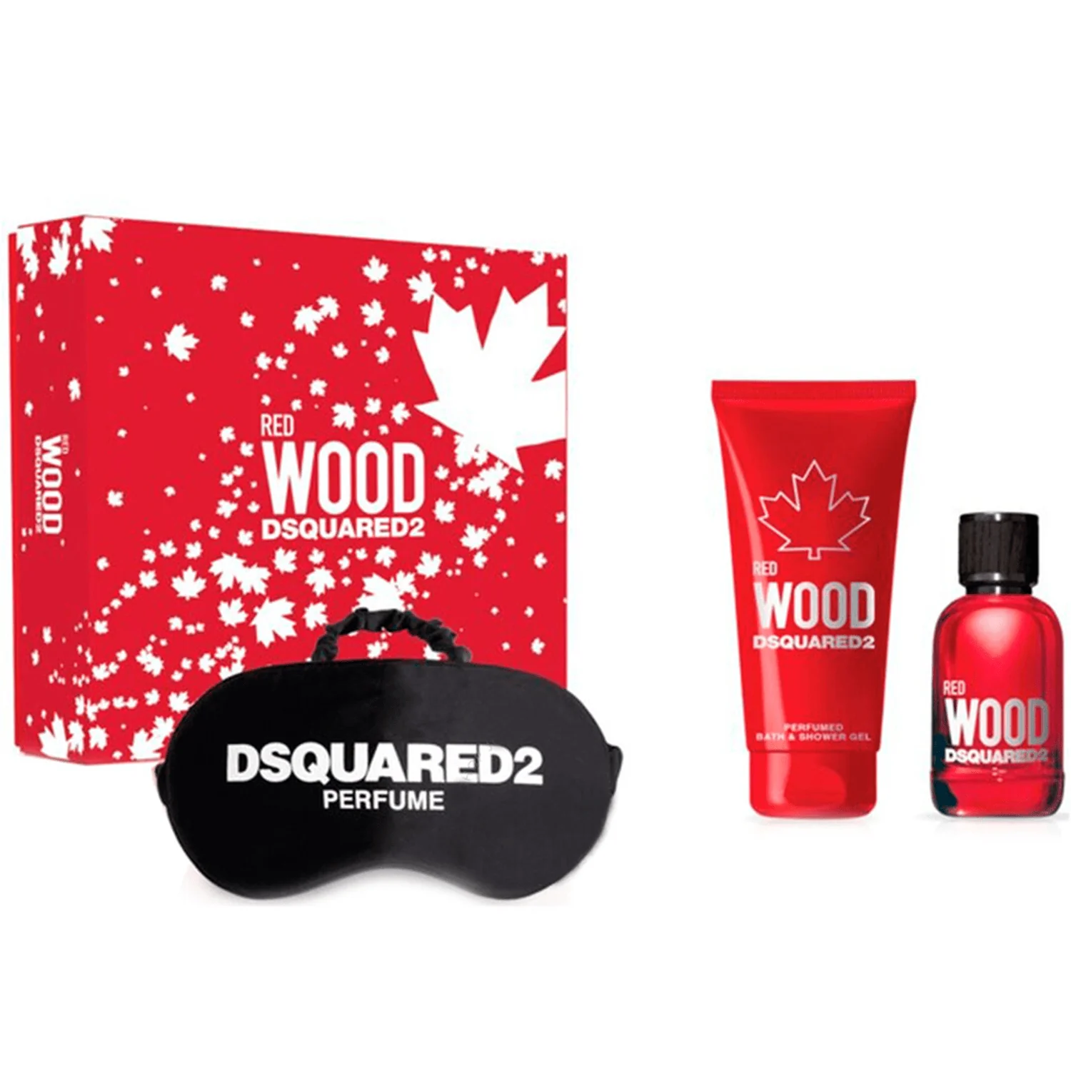 DSQUARED² Wood Red EDT Bath & Shower Gel Gift Set for Women