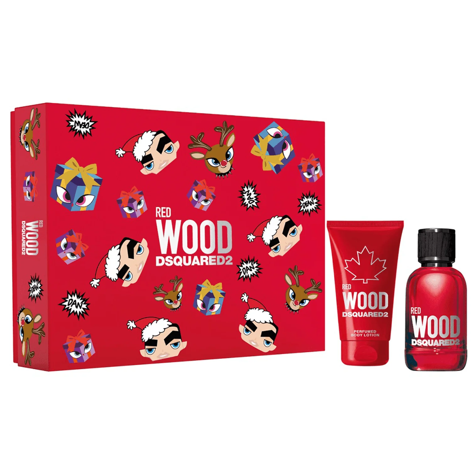 DSQUARED² Wood Red EDT Body Lotion Gift Set For Women