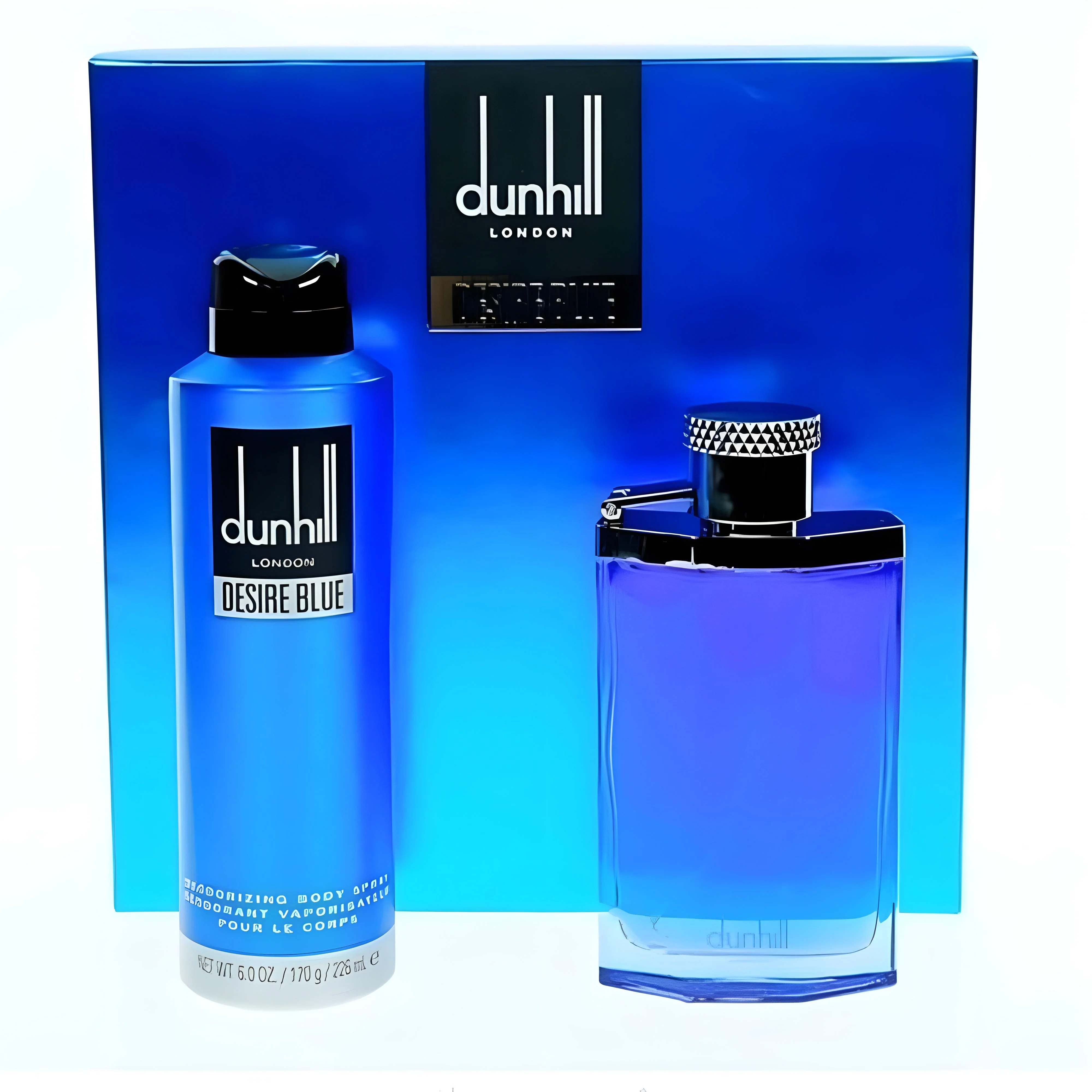 Dunhill Desire Blue EDT Body Spray Travel Gift Set