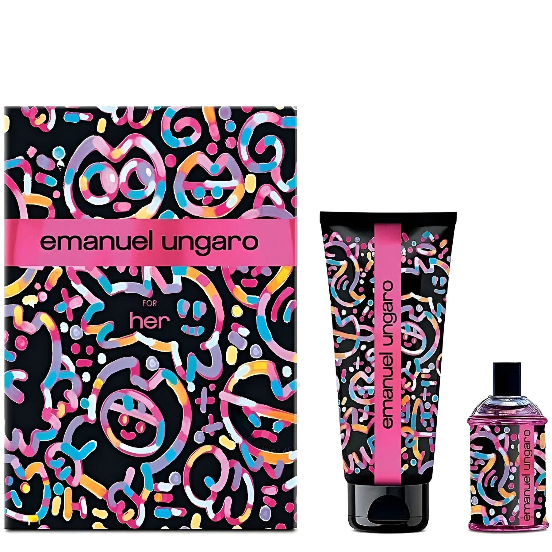 Emanuel Ungaro For Her EDP Body Lotion Gift Set for Women