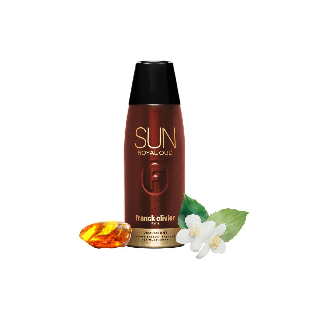 Franck Olivier Sun Royal Oud Deodorant Spray - Image 3