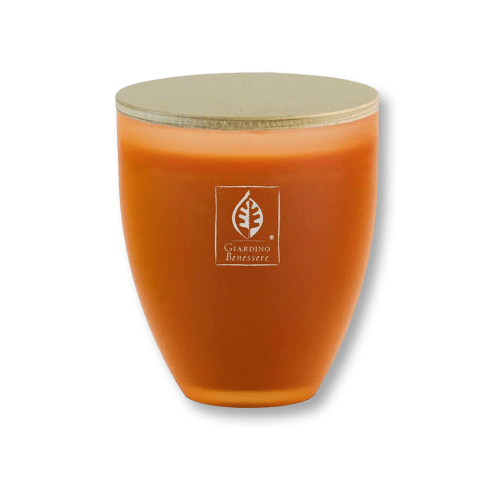 Giardino Benessere Amber Scented Candle In Glass