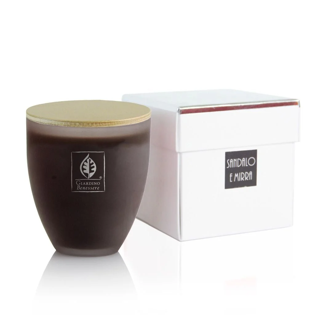 Giardino Benessere Sandalo E Mirra Scented Candle In Glass - Image 4