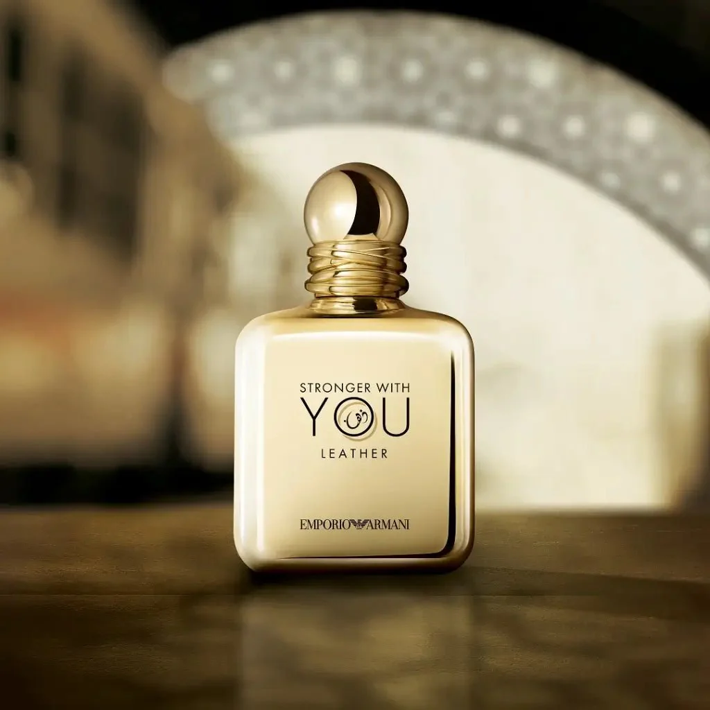 Giorgio Armani Emporio Armani Stronger With You Leather Pour Homme EDP - Image 4