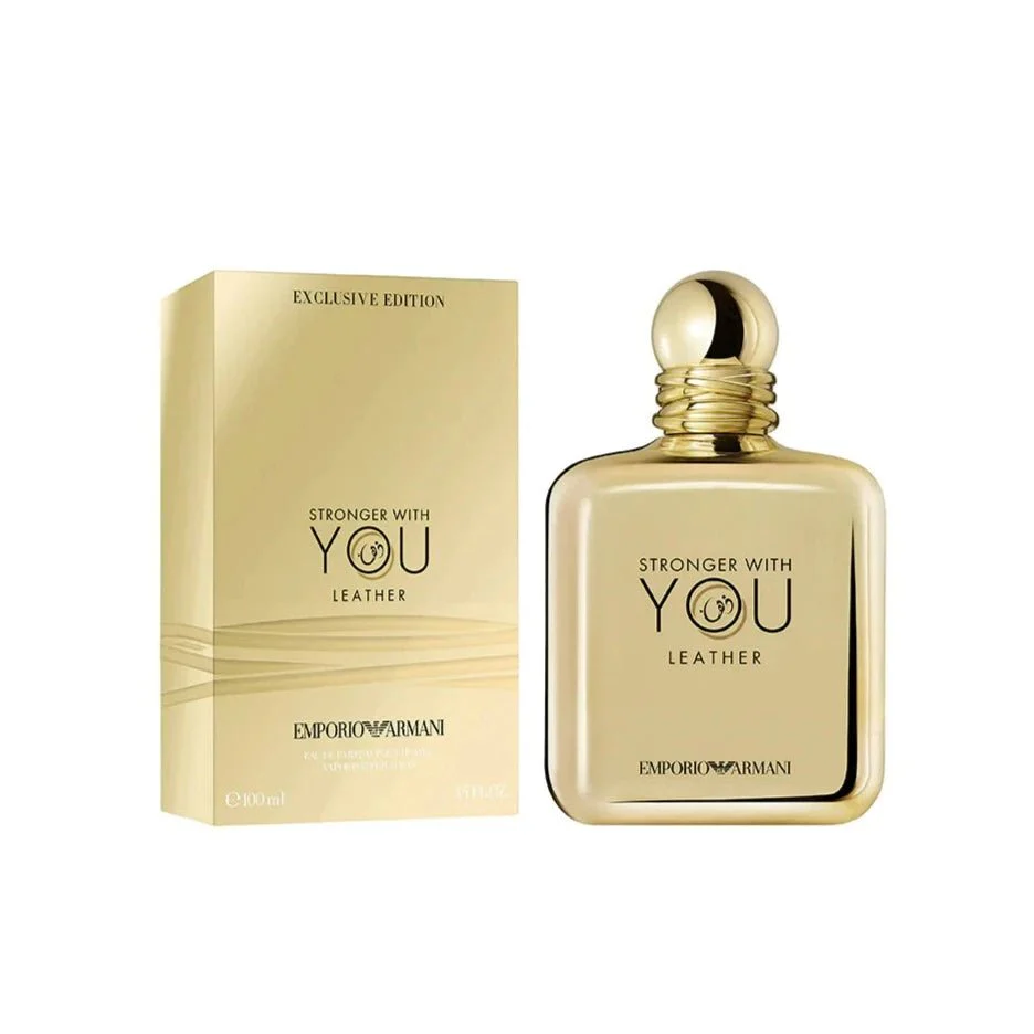 Giorgio Armani Emporio Armani Stronger With You Leather Pour Homme EDP - Image 5