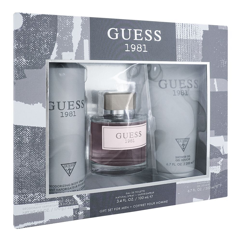 GUESS 1981 For Men EDT & Body Care Gift Set