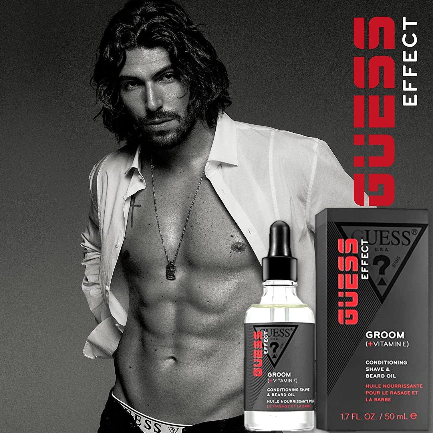 Guess Effect Groom Conditioning Shave & Beard Oil - Image 4