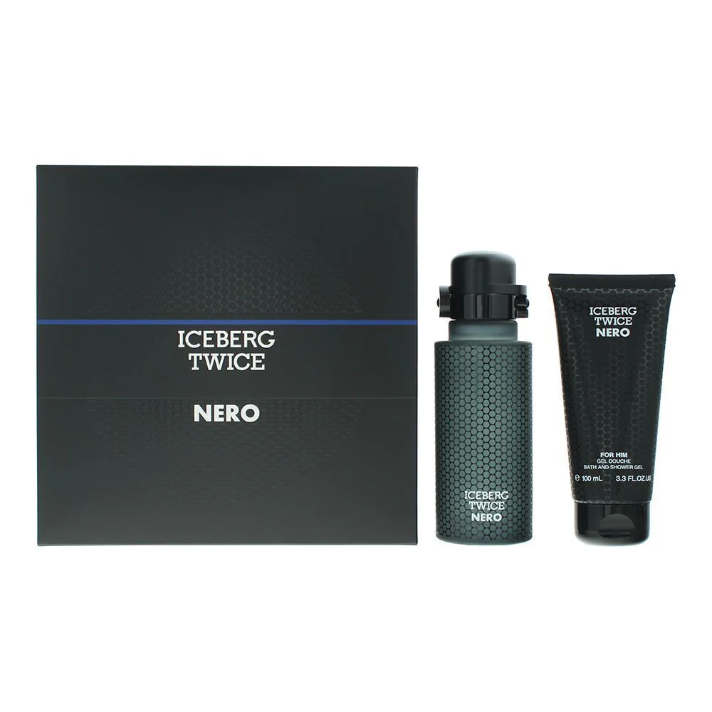 Iceberg Twice Nero EDT & Shower Gel Gift Set For Men