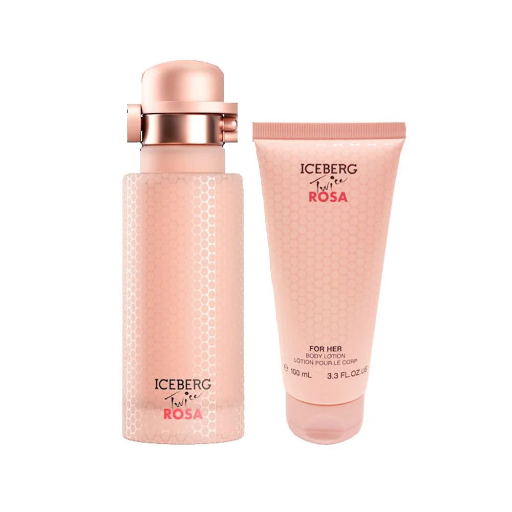 Iceberg Twice Rosa EDT Body Lotion Gift Set For Women - Image 4