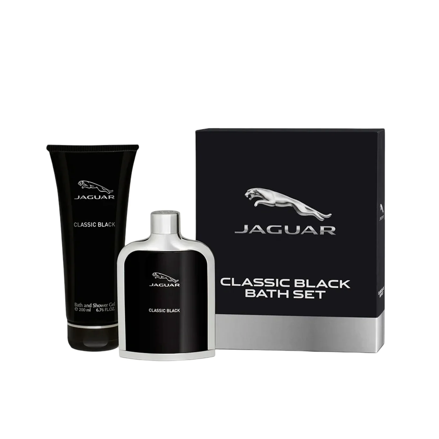 Jaguar Classic Black EDT For Men Shower Gel Gift Set