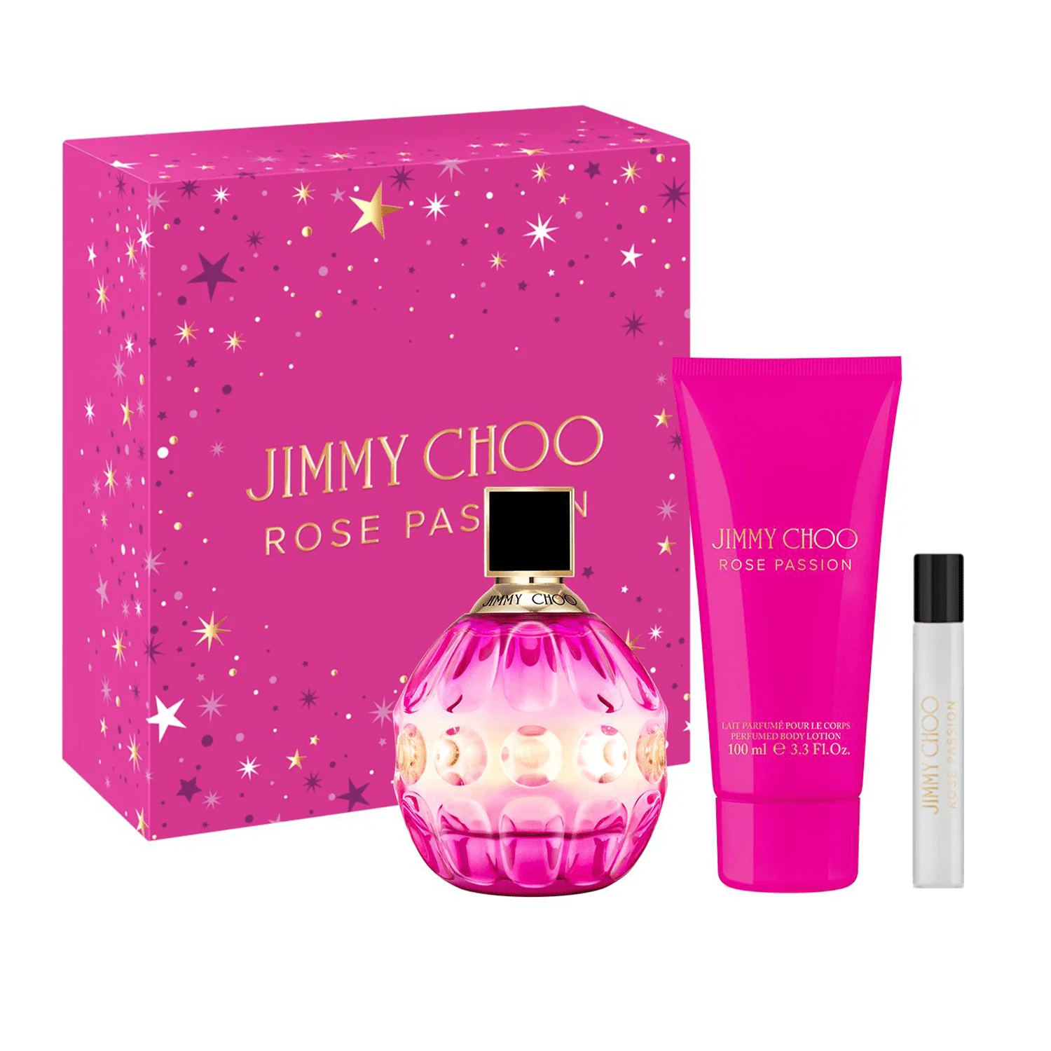 Jimmy Choo Rose Passion EDP Body Lotion Gift Set for Women