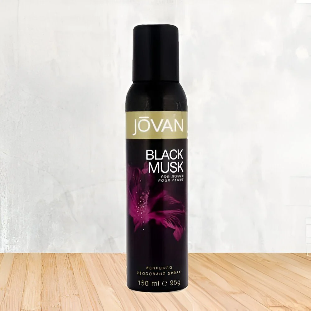 Jovan Black Musk Deodorant Spray - Image 2