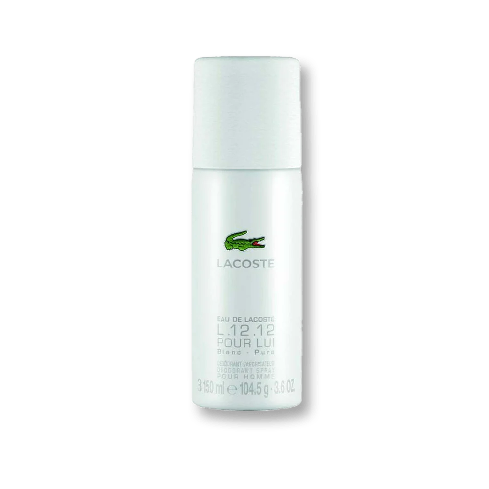 Lacoste Eau De Lacoste L.12.12 White Deodorant Spray