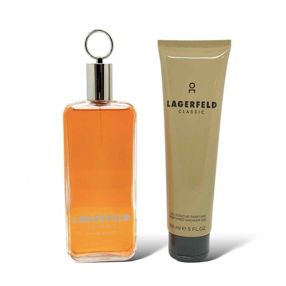 Lagerfeld Classic EDT & Shower Gel Gift Set For Men - Image 4