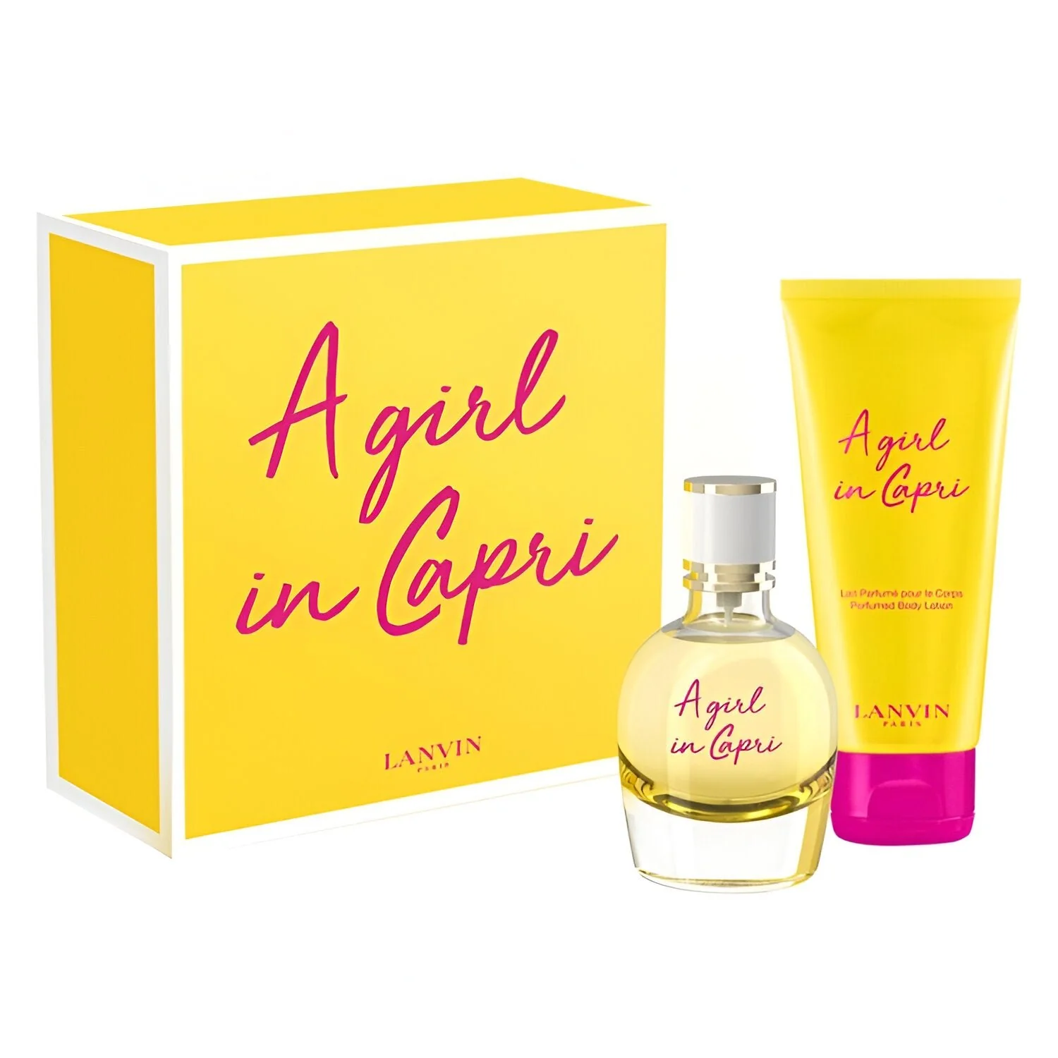 Lanvin A Girl in Capri EDT Body Lotion Gift Set for Women