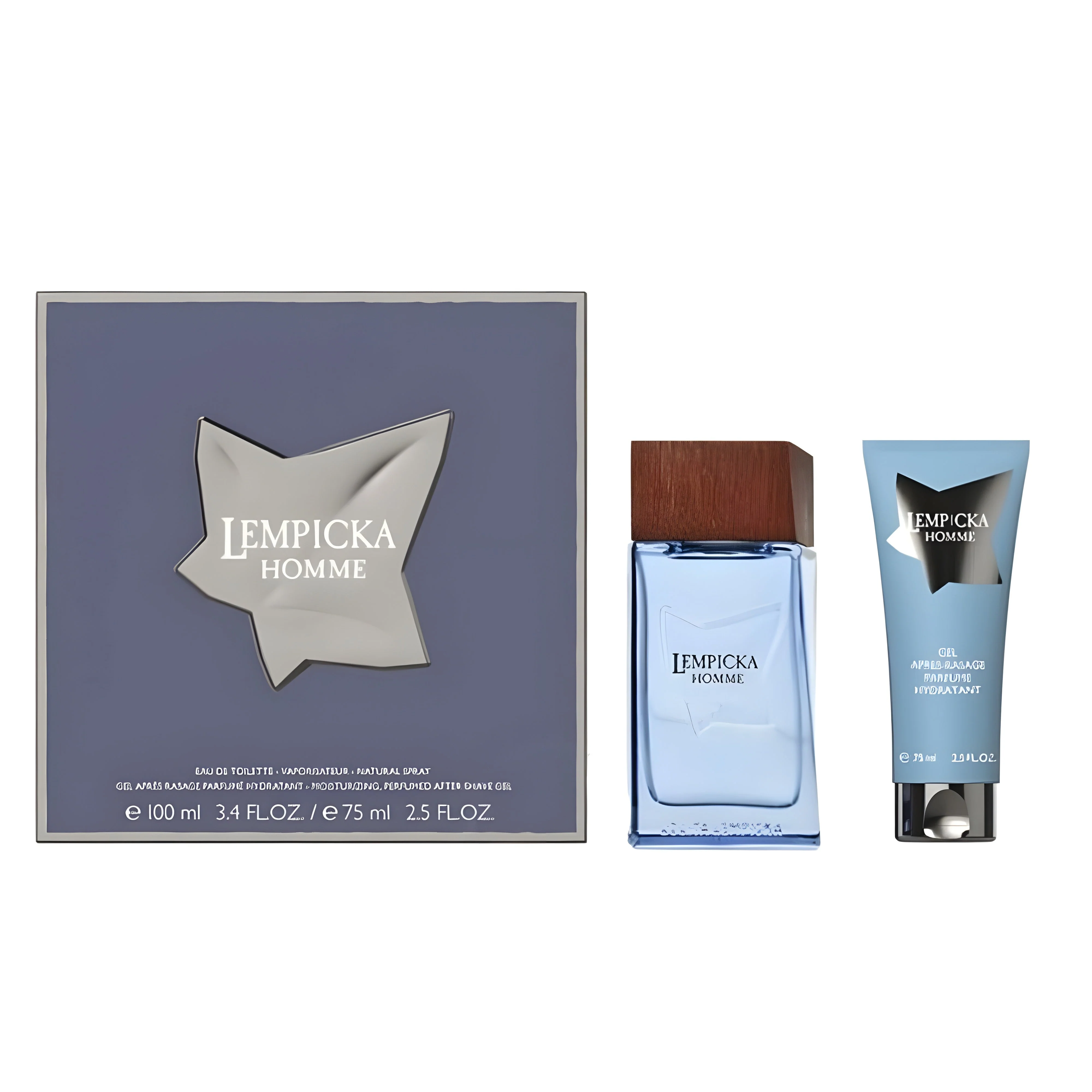 Lolita Lempicka Homme EDT All-Over Shower Gel Travel Gift Set