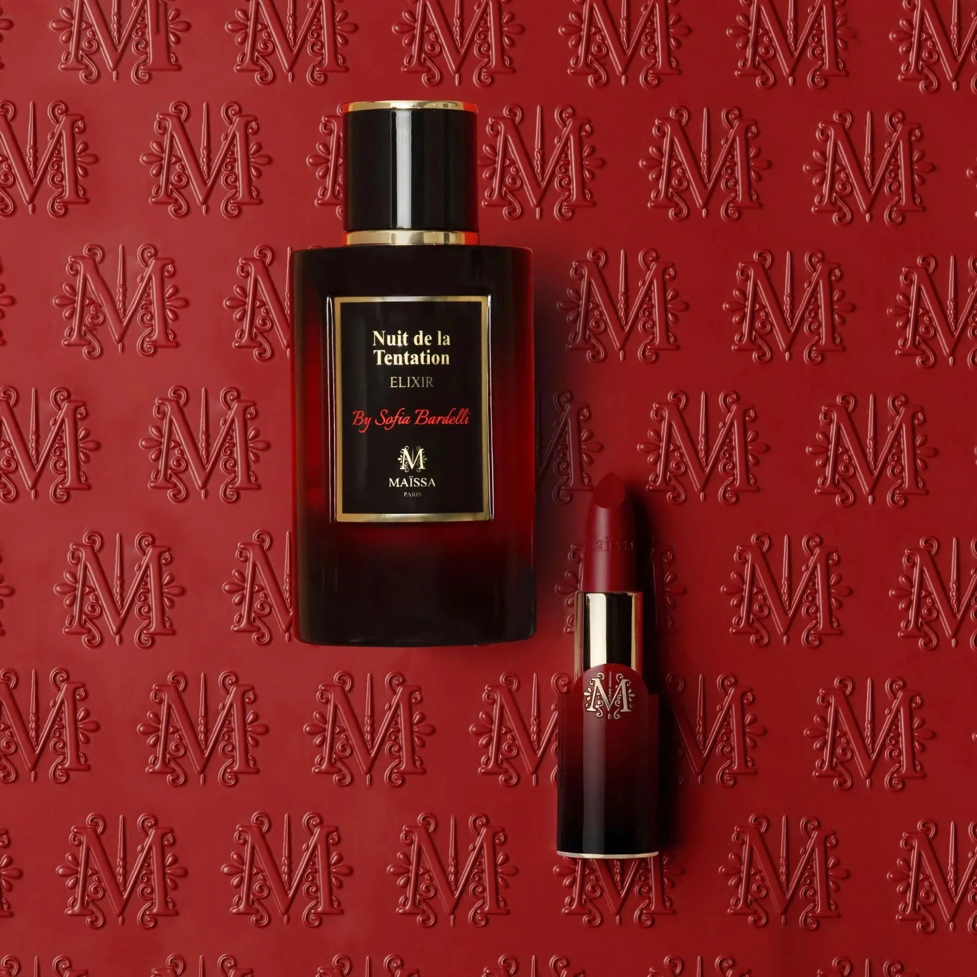 Maissa Nuit De La Tentation Elixir EDP Lipstick Gift Set for Women - Image 5