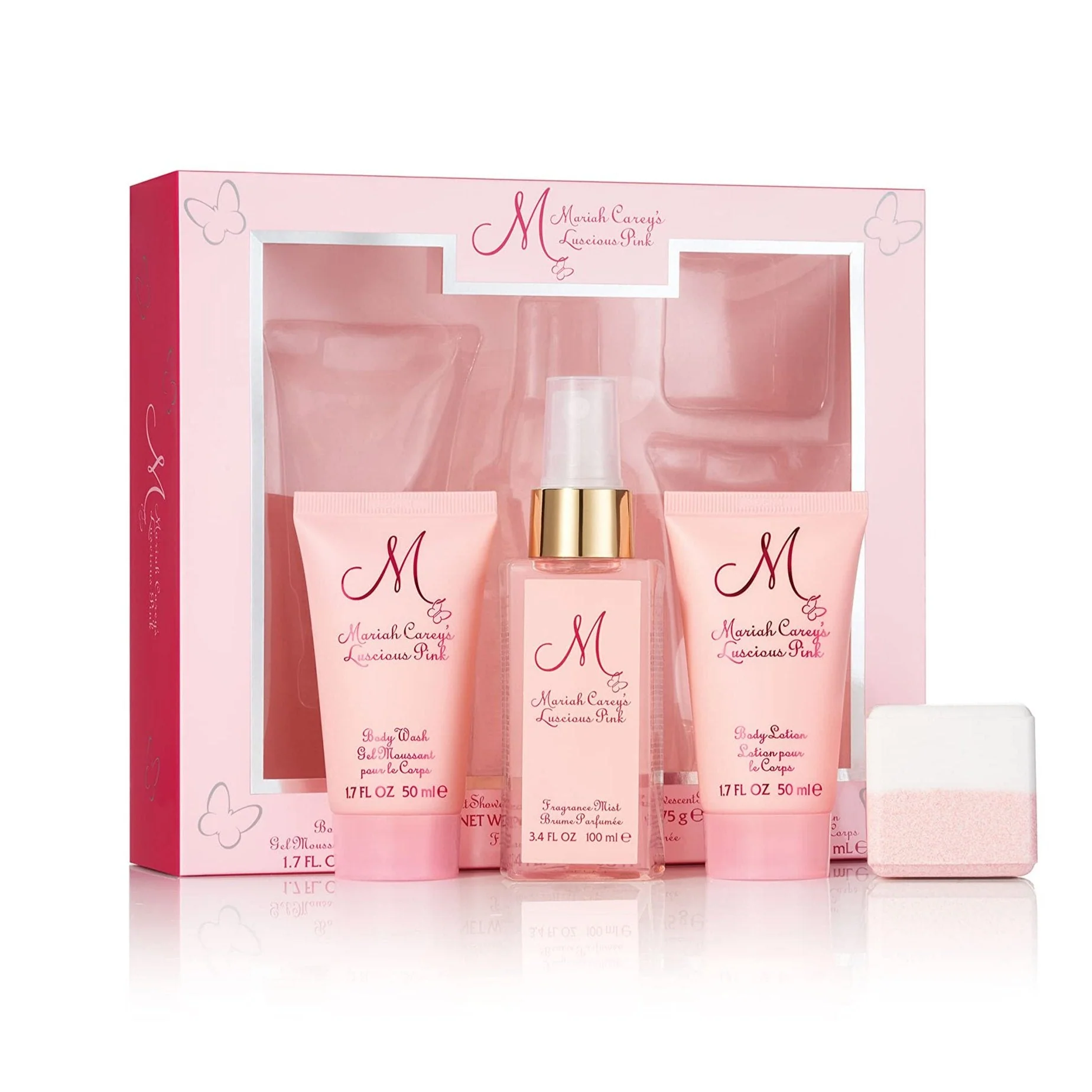 Mariah Carey's Luscious Pink EDT Gift Set For Women