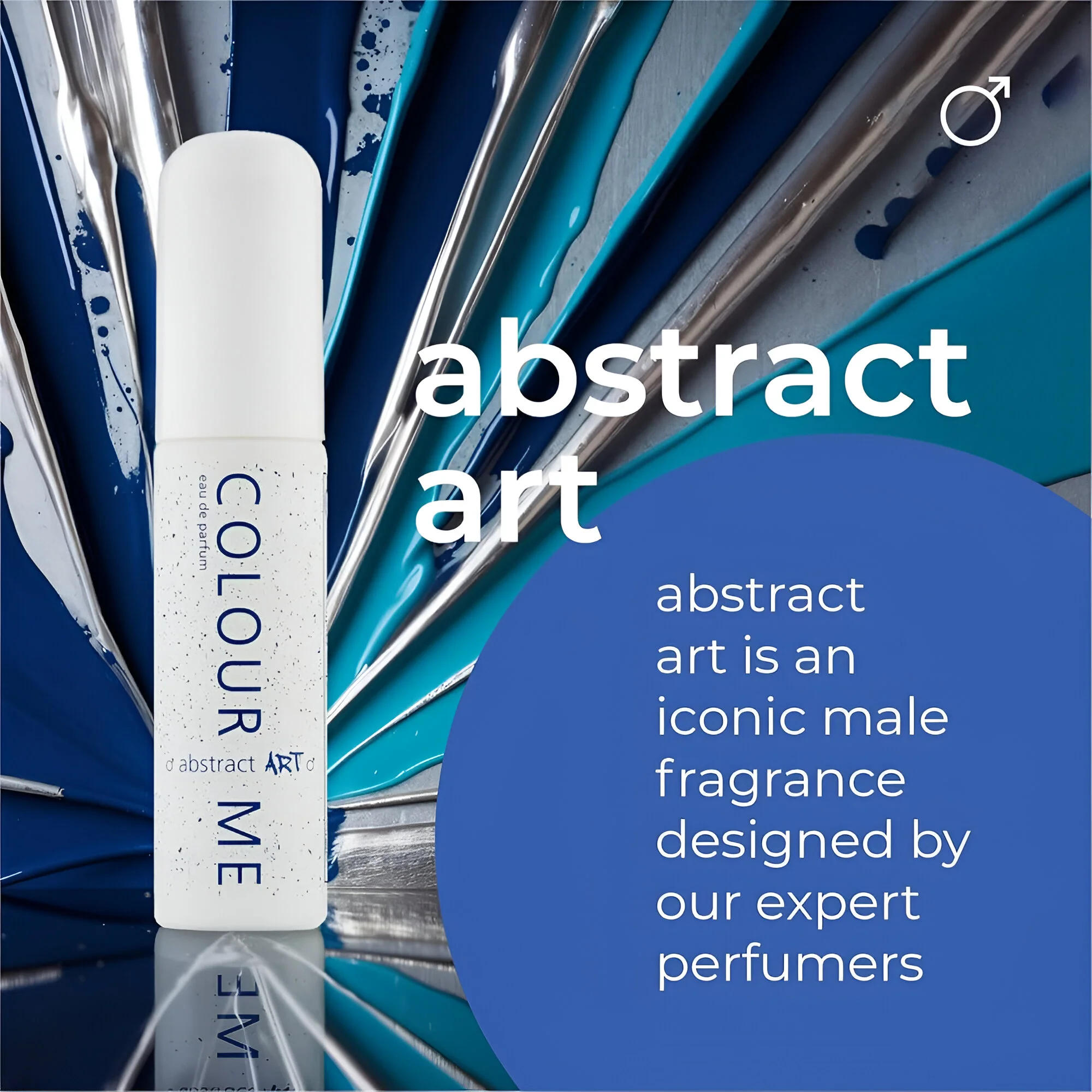 Milton Lloyd Colour Me Abstract Art EDP For Men - Image 3