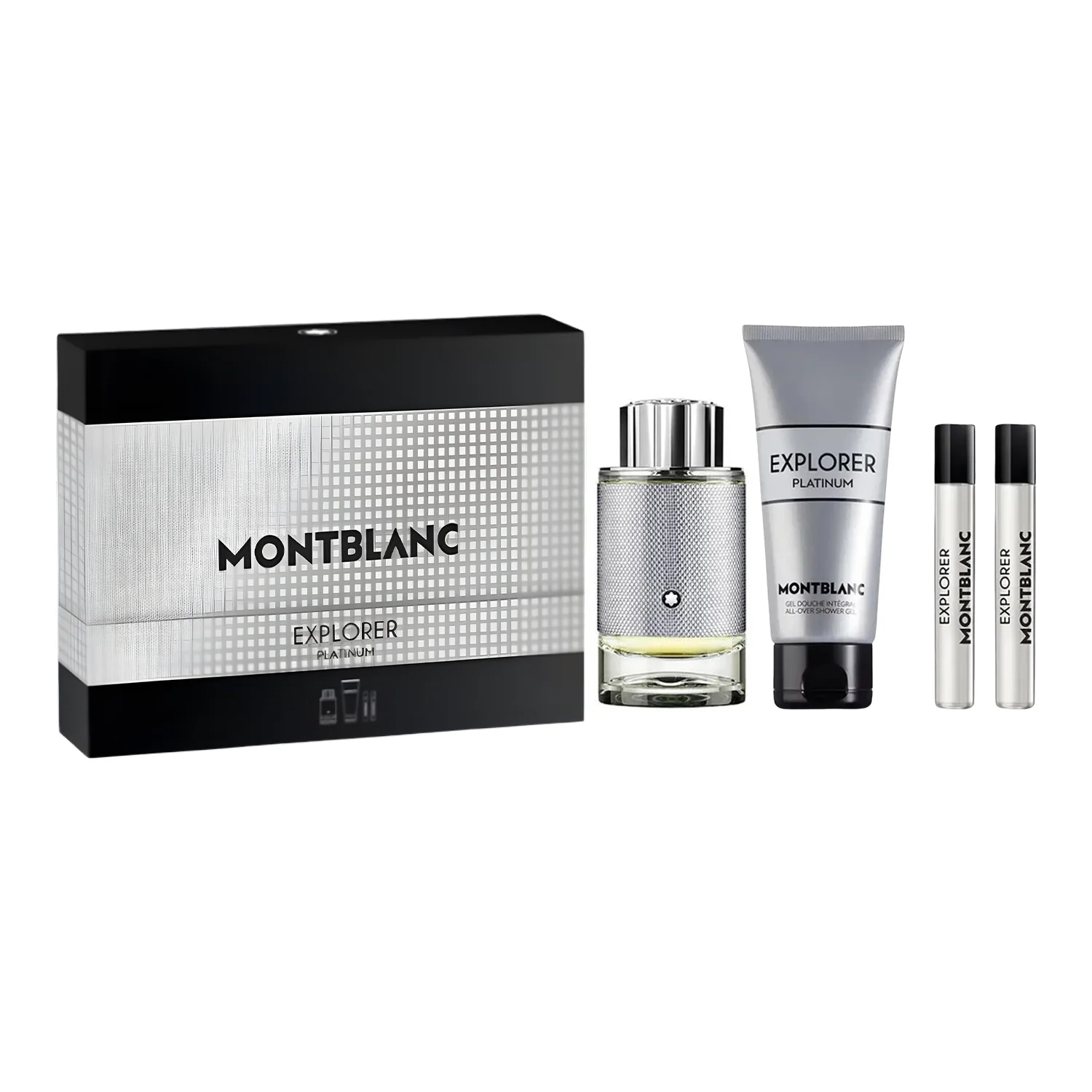Mont Blanc Explorer Platinum EDP For Men Gift Set