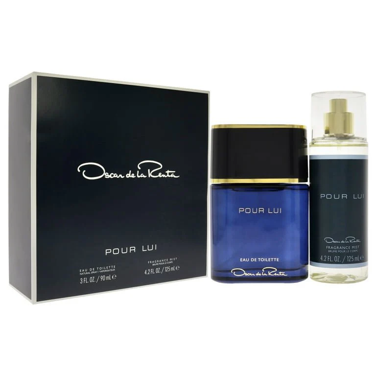 Oscar de la Renta Pour Lui EDT and Fragrance Mist Gift Set For Men