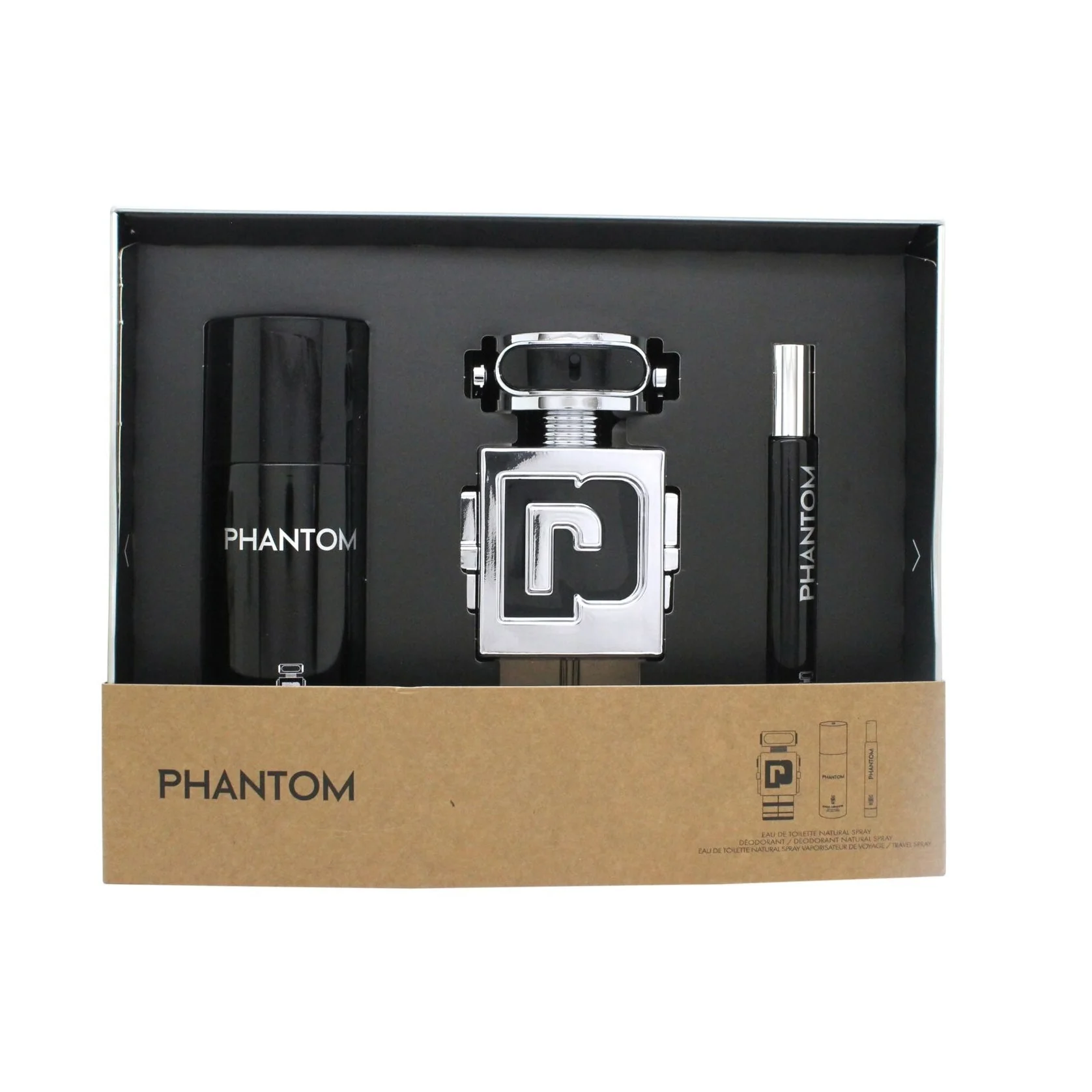Paco Rabanne Phantom EDT Deodorant Travel Gift Set - Image 4