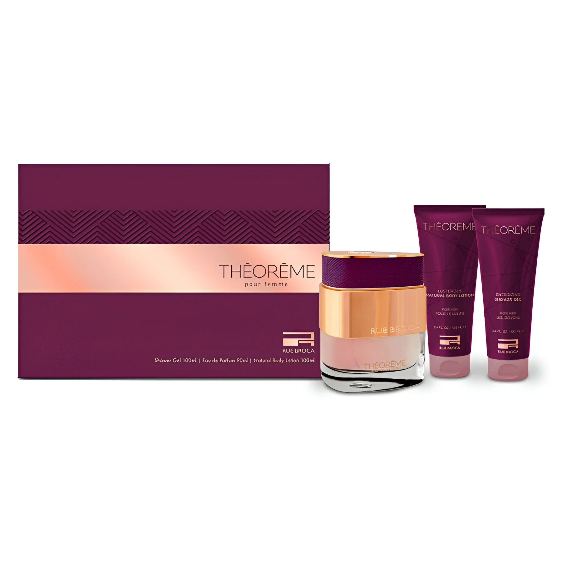 Rue Broca Theoreme EDP Shower Gel & Body Lotion Gift Set for Women