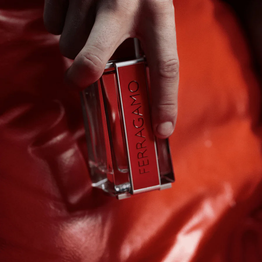 Salvatore Ferragamo Red Leather EDP Gift Set for Him - Image 4