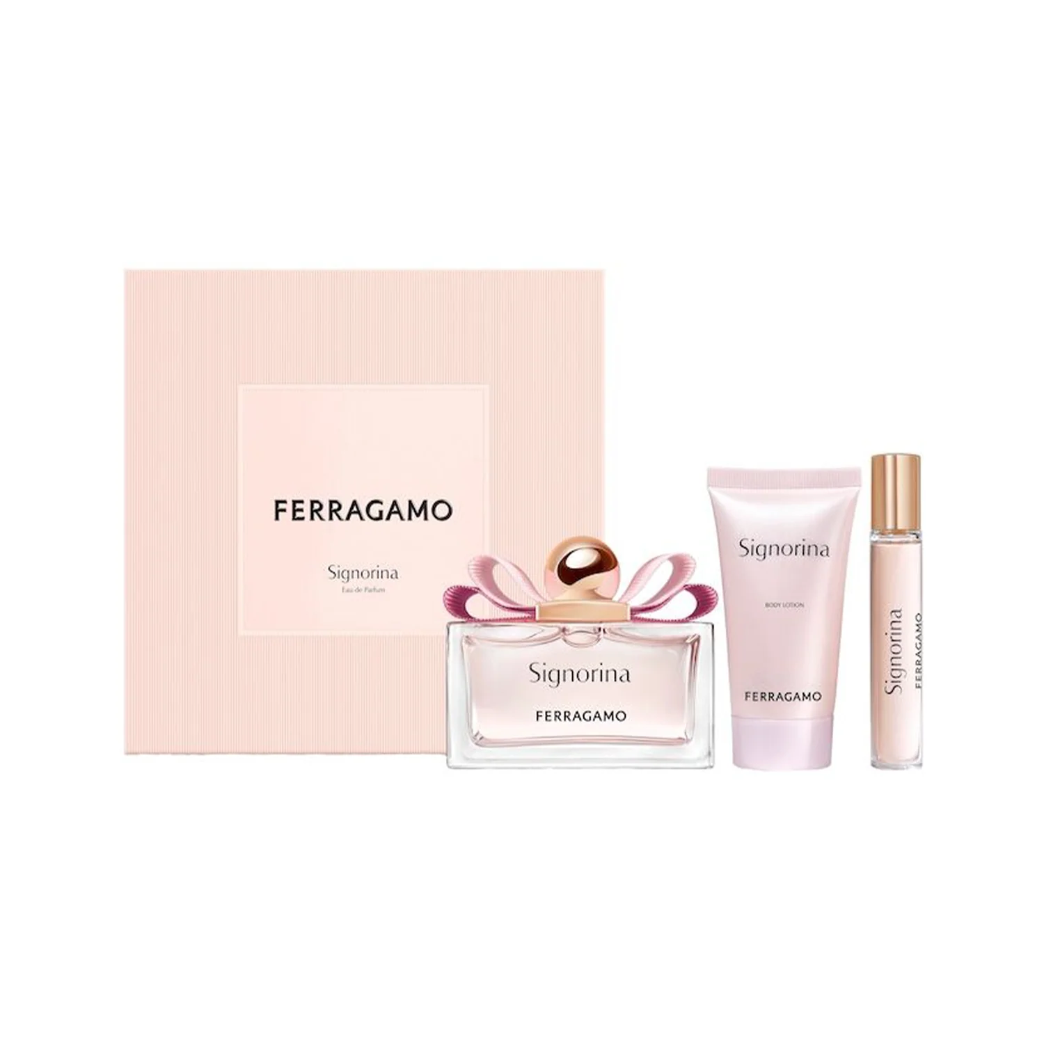 Salvatore Ferragamo Signorina EDP For Women Travel Gift Set