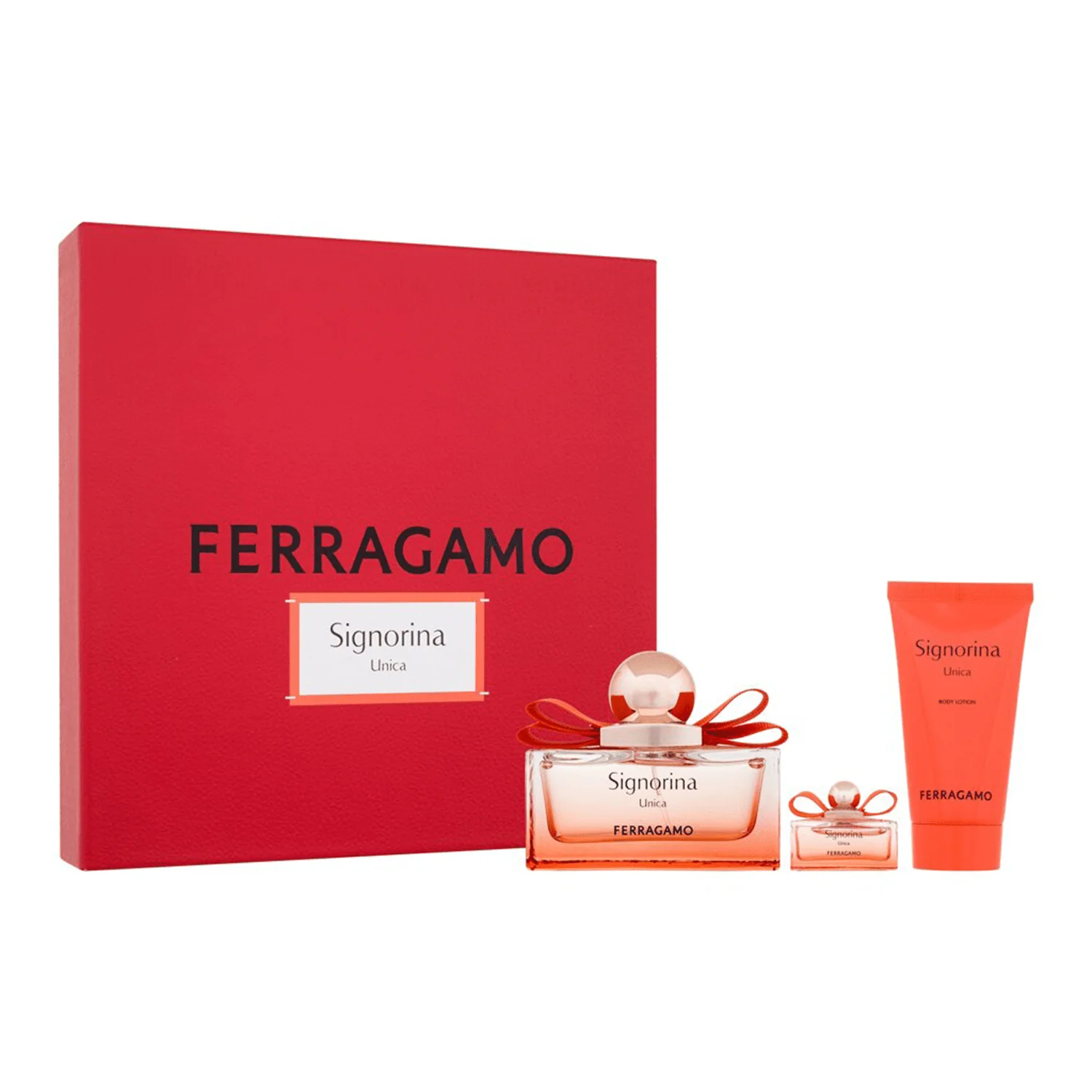 Salvatore Ferragamo Signorina Unica EDP Body Lotion Gift Set for Women
