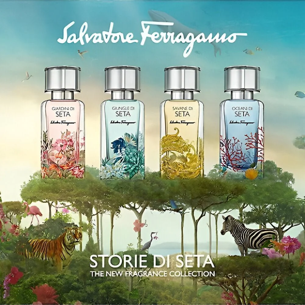 Salvatore Ferragamo Storie di Gift Seta Duo Roller Gift Set - Image 4