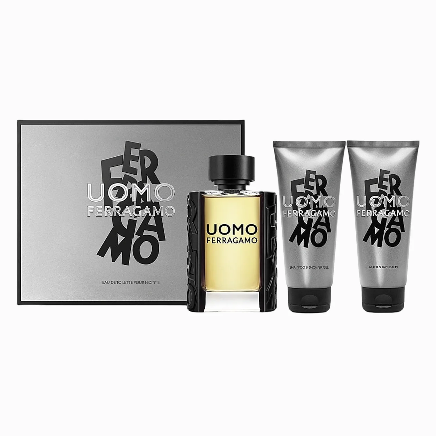 Salvatore Ferragamo Uomo EDT For Men Shower Gel Gift Set