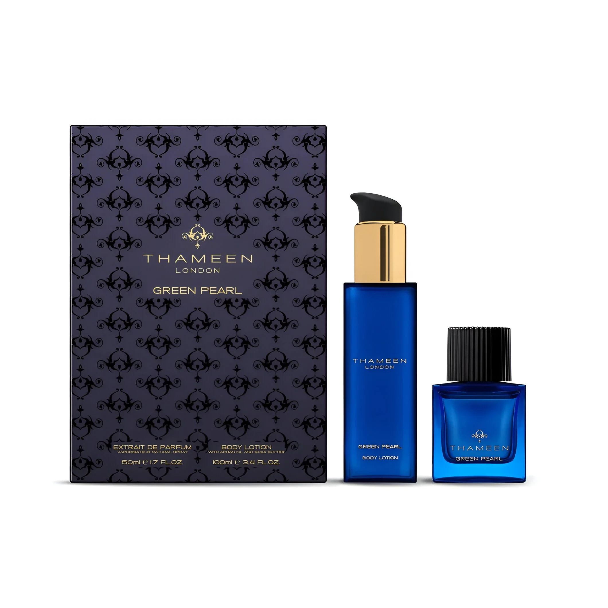 Thameen Green Pearl EDP & Body Lotion Gift Set