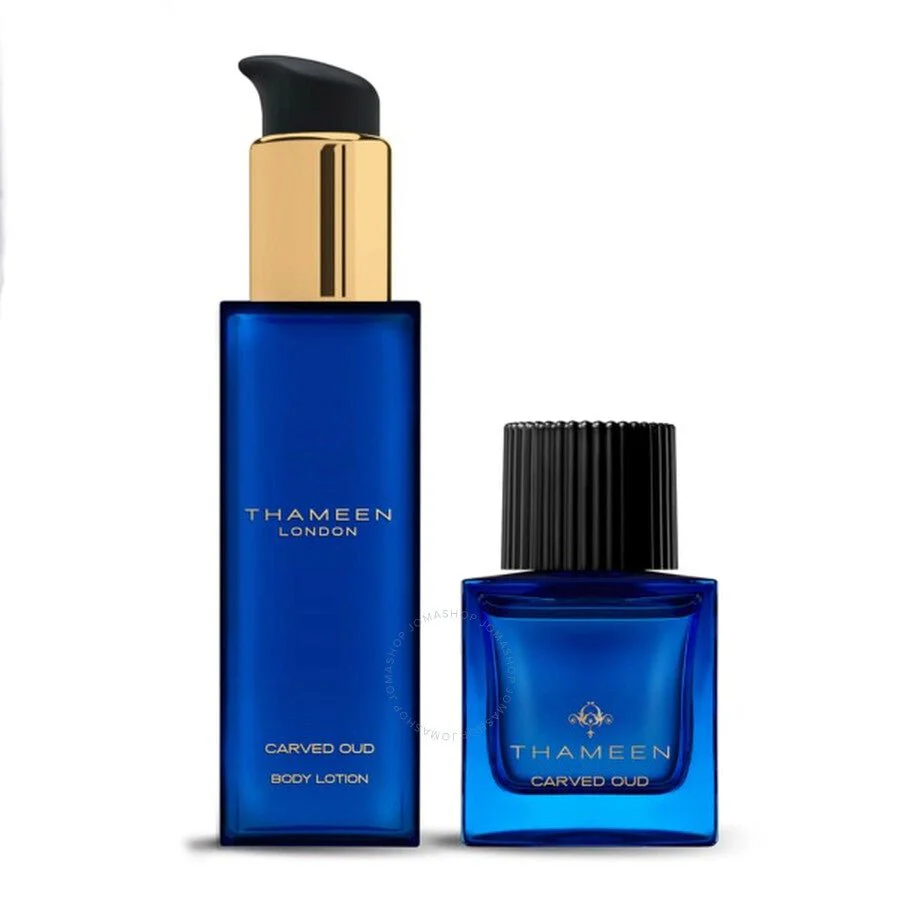 Thameen Treasure Collection Carved Oud Extrait de Parfum & Body Lotion Gift Set
