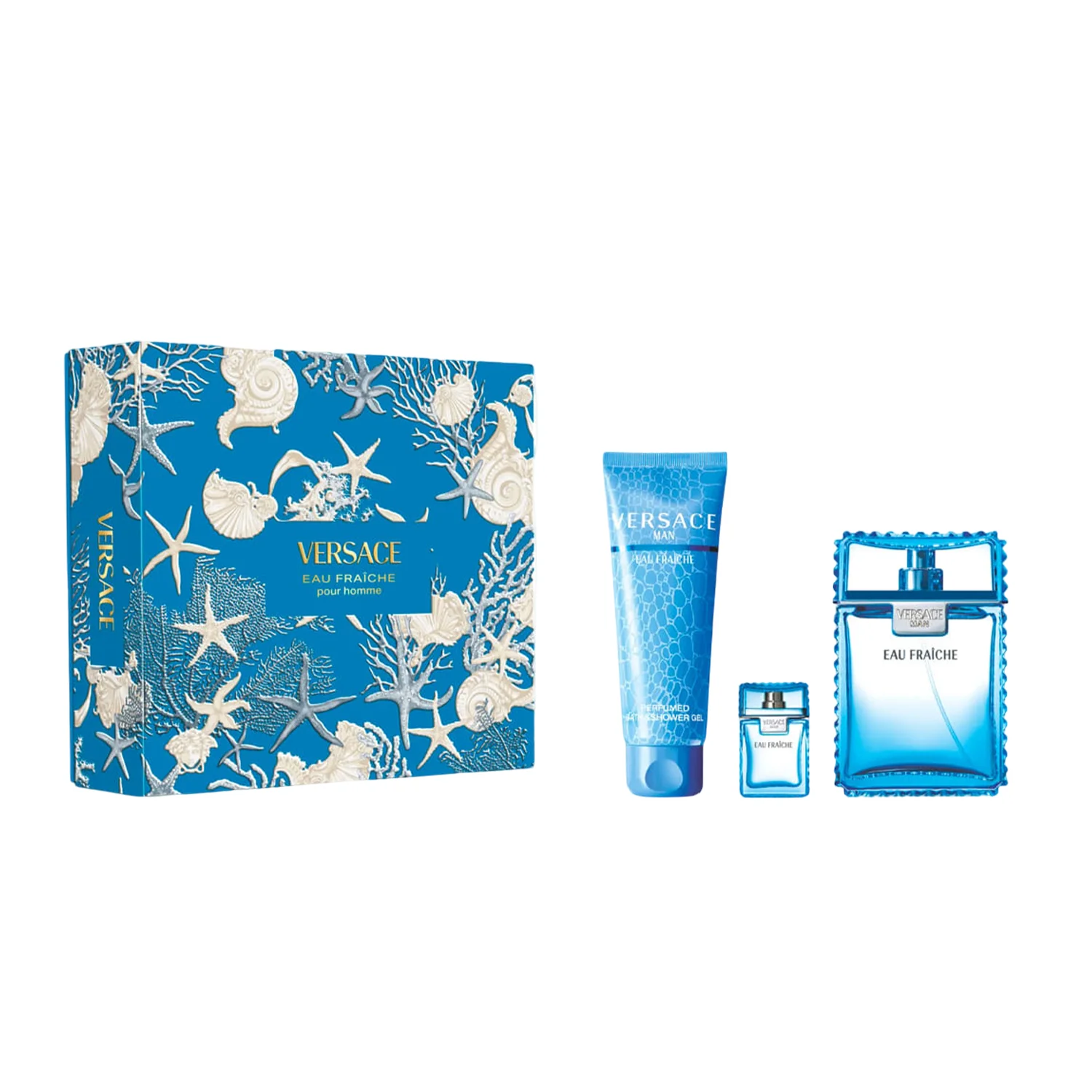 Versace Man Eau Fraiche For Men Shower Gel Gift Set
