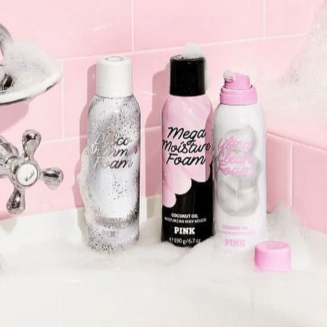 Victoria's Secret Pink Ultra Clean Foam Coconut Oil Body Mousse - Image 3
