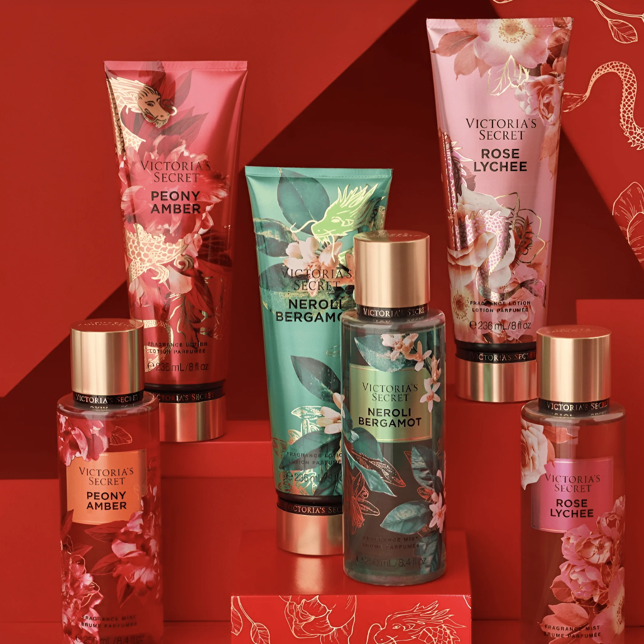 Victoria's Secret Rose Lychee Fragrance Lotion - Image 3